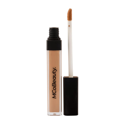 MCoBeauty Brighten & Perfect Cream Concealer, 6 Medium Natural Buff, Vegan, Cruelty Free Cosmetics
