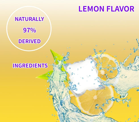 TETEPV 20 Count (1Pack) (Lemon-20) Hard Floor Cleaner,Lemon Scent Made From Natural Ingredients,Safe for All Hard