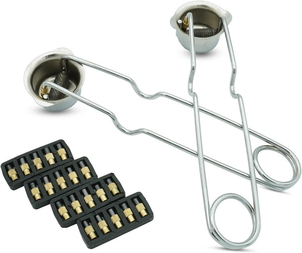 GUTIMORE 2PC Single Flint Striker Flint Spark Lighter with 20 Extra Flint Replacements for Welding
