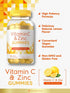 Carlyle Vitamin C and Zinc Gummies, 70 Count, Vegan, Non-GMO, Gluten Free Supplement, Lemon Flavor