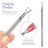 Teenitor Gel Nail Remover Kit with 10pcs Gel Clip Remover, Nail Files, Buffer Block, Cuticle Peeler, Cotton Pads