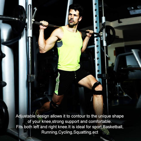 HUEGLO Patellar Tendon Support Strap - Knee Brace for Pain Relief & Injury Recovery, 12"-18"