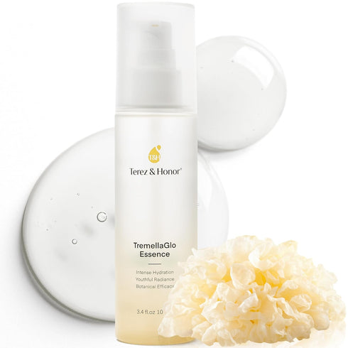 Terez & Honor Tremella Face Essence: Vegan Super Hydrator with Snow Mushroom, 3.4 fl. oz, Korean Skin Care