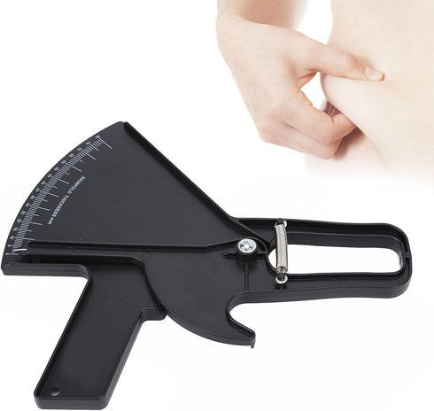 Body Fat Caliper, Professional Double Spring Skinfold Calipers, Body Fat Tape Measure Tool for BMI