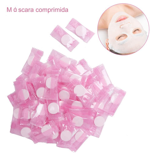 YUYTE Portable DIY Compressed Facial Sheet, Individually Wrapped Paper for Face Skin Care