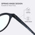 ZENOTTIC Blue Light Blocking Round Reading Glasses for Men and Women, Magnification 0.0 to 3.5