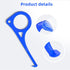 Aligner Removal Tool, 5 Invisible Braces Removal Tools for Dentures, Trays, Retainers, and Aligners (Dark Blue)
