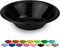 DecorRack 24 Small Plastic Bowls - 7 Inch Disposable Popcorn, Soup, and Salad Bowls, 12 oz Black