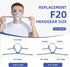 RespWave 2-Pack F20 F20, F20 4 2 Replacement CPAP Headgear for AirFit & AirTouch Compatible with Full Face Mask