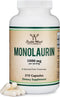 Monolaurin Immune Support Supplement, 1,000mg per Serving, 210 Capsules, Vegan Safe, Non-GMO