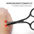 Professional Grooming Scissors for Hair, Eyelashes, Nose, Eyebrow Trimming, Mustache - Upgraded Small Round Tip Scissors