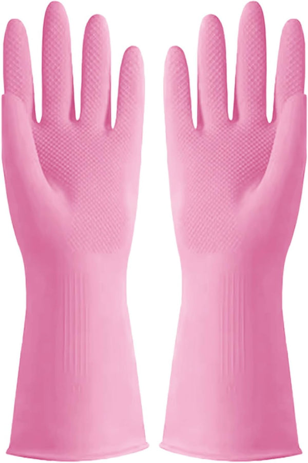 Reusable Household Cleaning Gloves, Flexible Long-Lasting Non-Slip, 1 Pair for Cleaning Tasks