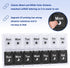 Package 2 7 HRX Pill Organizer Times a Day, Easy Fill & Open Weekly Medicine Box Vitamin Cases for Day AM PM