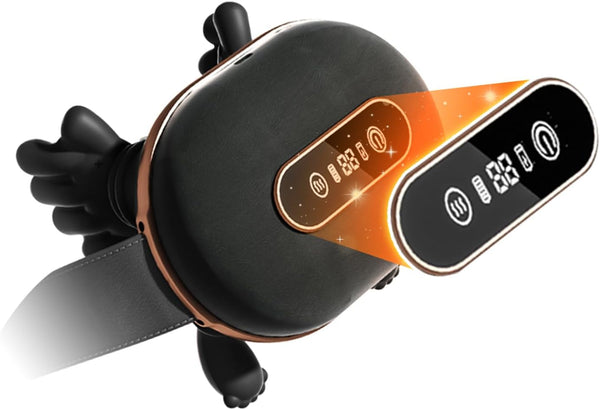 HGUIEPGSQZG 4D Neck Massager with LED Display, with Heat Function, for Relieving Shoulder