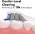 Replacement Brush Heads, 10 Count Compatible with Philips Sonicare Electric Toothbrush, Charcoal/Blue Refills