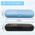2 Pcs Electric Toothbrush Travel Case, Portable Holder for Electric Toothbrush Set (Blue and Black)