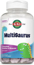 KAL MultiSaurus Kids Chewable Multivitamins, 90 Servings of 11 Essential Vitamins and Minerals in Mixed Berry Flavor,