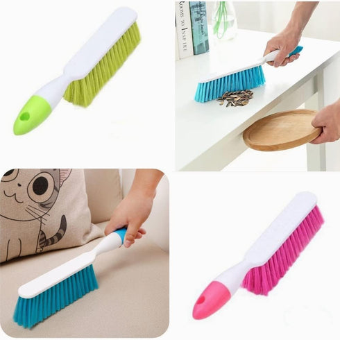 Soft Bristle Bed Sheets Sweeping Cleaning Brush, Counter Duster for Debris Hair Remover, 3 Pack