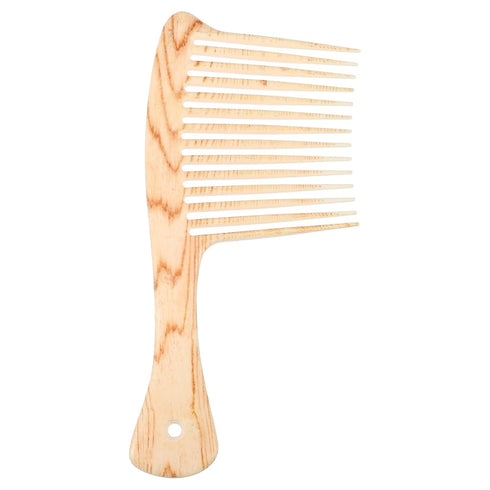 minkissy Wooden Hair Comb, Afro Comb, Hair Massage Wood Comb, Hair Care Comb for Curly Hair