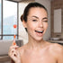 Tongue Brush, Tongue Scraper, 3 Pack Tongue Cleaner Helps Fight Bad Breath (Blue, Orange, Red)