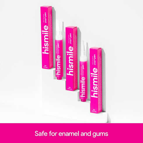 Hismile PAP+ Teeth Whitening Pen, Peroxide-Free, Sensitivity Free, Whitening Hard to Reach Places