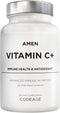 Amen Vitamin C+ Supplement with Zinc | 120 Capsules | Bioflavonoids, Quercetin, Rose HIPS, Elderberry – Vegan, Non-GMO