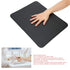 Manicure Mat, Reusable Hand Cushion Pad for Nail Art Desk Mat, Nail Salon Tools Accessory (Black)