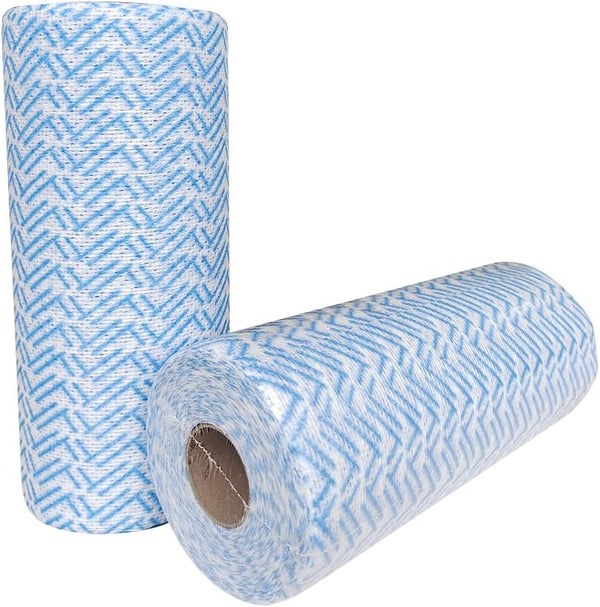Disposable Cleaning Cloth Heavy Duty Rags, Reusable Household Cleaning Towels, 50 Sheets/Roll, 100 Pack
