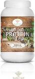 Health & Well Plant-Based Protein Powder, Vanilla, Three Vegan Proteins, Eight Super Fruits