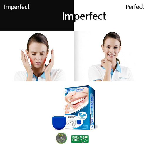 Pack of 3 Moldable Mouth Guards for Teeth Grinding | Includes 2 Regular and 1 Heavy Duty Guard for Bruxism
