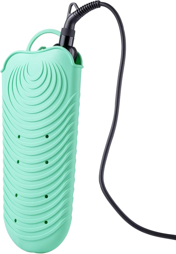 ZAXOP Silicone Heat Resistant Holder Mat Pouch for Flat Iron and Curling Iron (Mint Green)