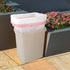 Hespama 2.6 120 Counts, Gallon Small Trash Bags Drawstring, White Bathroom Garbage Can Liners