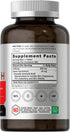 Horbaeach Caffeine Pills 200mg with Green Tea, 500 Tablets, Vegetarian Non-GMO Gluten Free