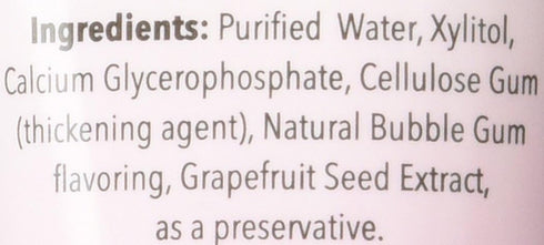 Spry Natural Xylitol Toothpaste for Baby, Toddler, Kids Age 3 Months and Up - Fluoride Free, Bubble Gum, 2 Fl Oz (Pack
