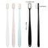 4 Pieces Extra Soft Toothbrushes for Sensitive Gums, 20000 Micro Nano Bristle, Protect Fragile Gums, Black, White,
