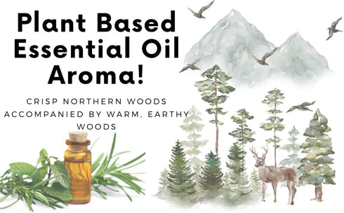 Rustic Man Cave Spray, Men's Room Spray with Natural Essential Oils, In The Woods Scent (4 FL OZ)
