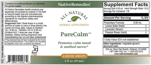Native Remedies PureCalm - 59 ml