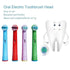 Kids Toothbrush Replacement Heads for Oral-B, Extra-Soft Bristles, Fits Oral-B Braun Electric Brushes