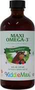Maxi Omega-3 for Kids - 8 fl oz Omega 3 Fish Oil Liquid with DHA & EPA Fatty Acids, Natural Fruity Burst Flavor