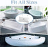 Non-Slip Bathtub Pillow | Spa Pillow Bath Cushion with Suction Cups for Head Neck Support in Spa or Bath