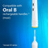 Replacement Toothbrush Heads for Oral B Electric Toothbrushes, 4 Count, Small Round Head for Pro Series