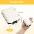 ZHUOGWJFJ 8 Travel Pill Organizer Compartments Portable Pill Case, Airtight Daily Medicine Container for Pocket