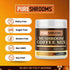 Focus & Create Adaptogenic Instant Mushroom Coffee, 50-Serve Pack with Lion’s Mane & Chaga for Brain Support