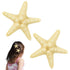 OBTANIM 2 Pcs Starfish Hair Clip, Resin Beach Sea Star Hair Pins for Women and Girls