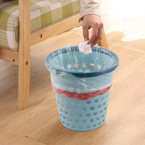Small Trash Bags 1.2 Gallon, Clear Drawstring Liners for Bathroom, 110 Count