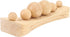 SPYMINNPOO 11 6 Wood Massage Stretcher Psoas Hip Back Neck Shoulder Base Holes Balls Massage Tool Beech Lumbar Release