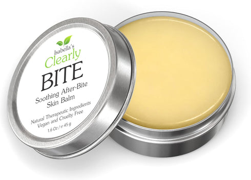 Isabella's Clearly BITE Soothing After Bite Balm, Fast Relief from Insect Bites, Natural Ointment with Aloe Vera