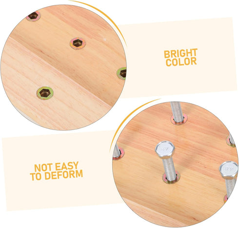 Toyvian Finger Rehabilitation Training Pegboard: Wooden Hand Therapy Board Game Pegboard for Finger Strengthening