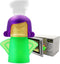 Abnaok Angry Mama Microwave Cleaner, Steam Cleaner for Microwave Oven, Cleans with Vinegar and Water (Green)