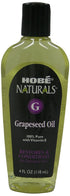 Hobe Labs Hobe Naturals Beauty Oils, 100% Pure Grapeseed Oil with Vitamin E, 4 Oz